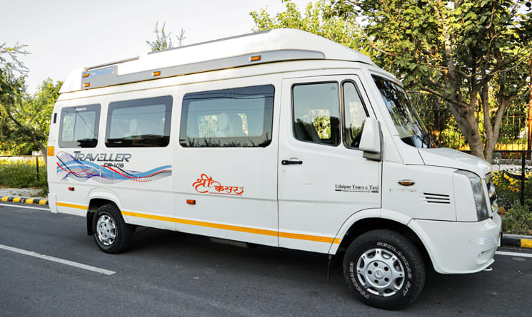 10+1 Seater Tempo Traveller On Rent In Udaipur